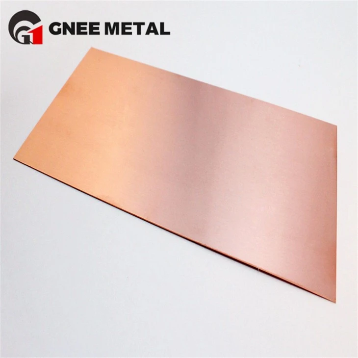 Plaque de cuivre pure brillante C11000