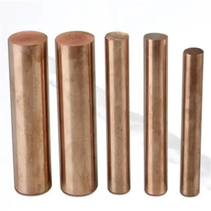 Red Copper Earth Round Rod