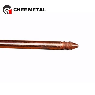 Tige de cuivre filetée C2700
